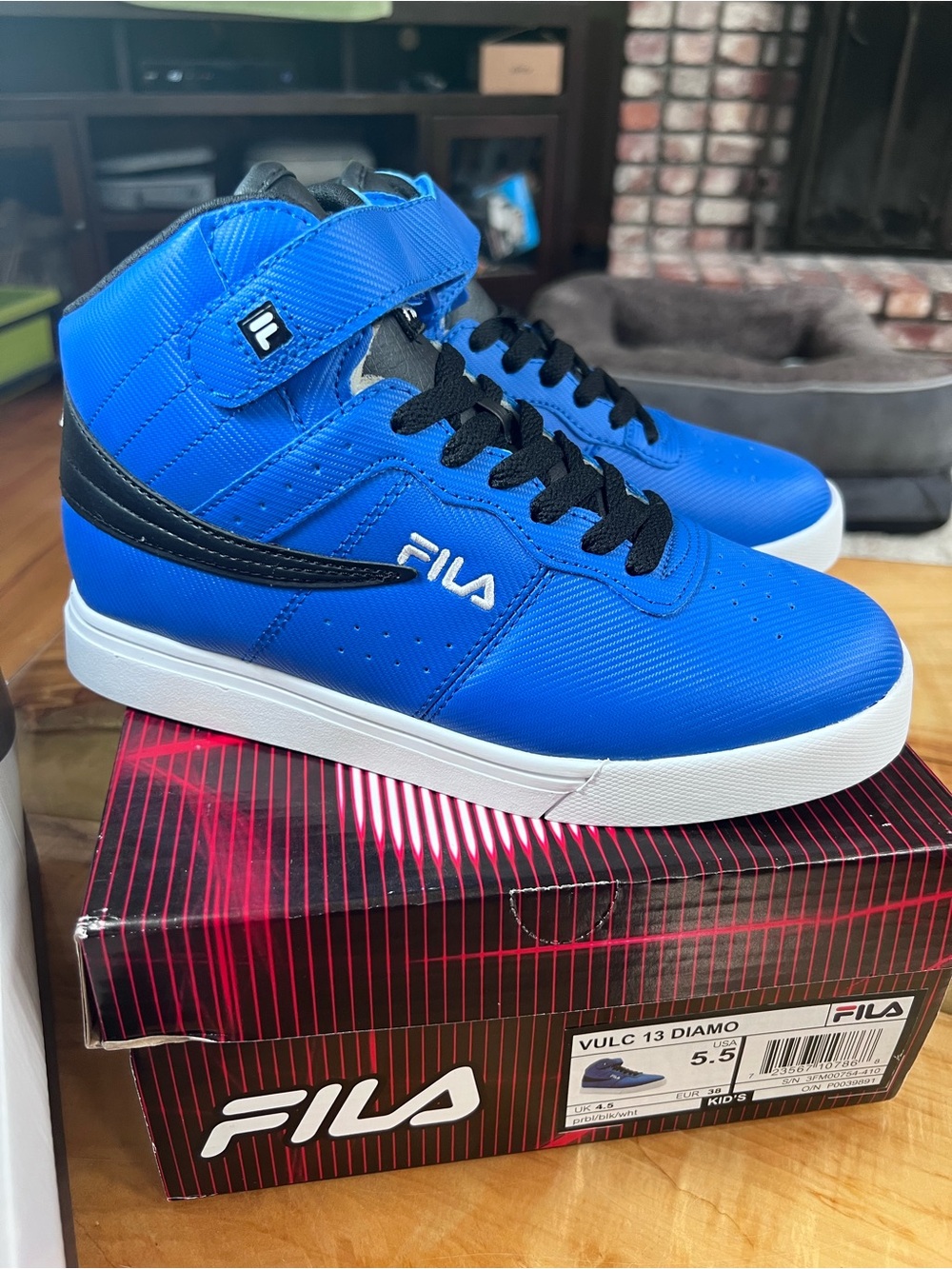 FILA VULC 13 DIAMO BLUE Kids Size 5.5